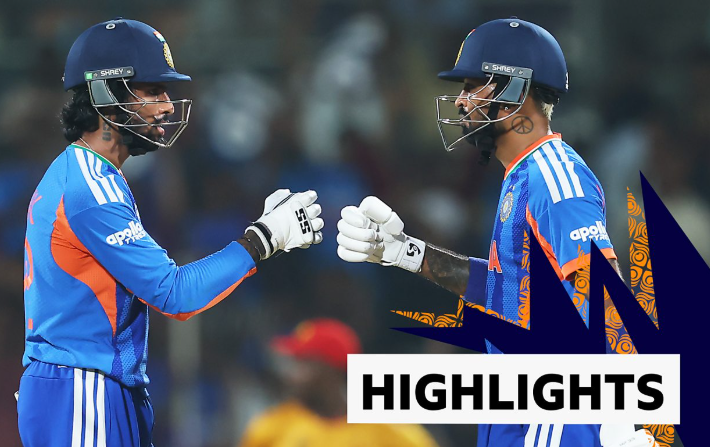 India vs Zimbabwe: India win to keep title defense campaign alive.